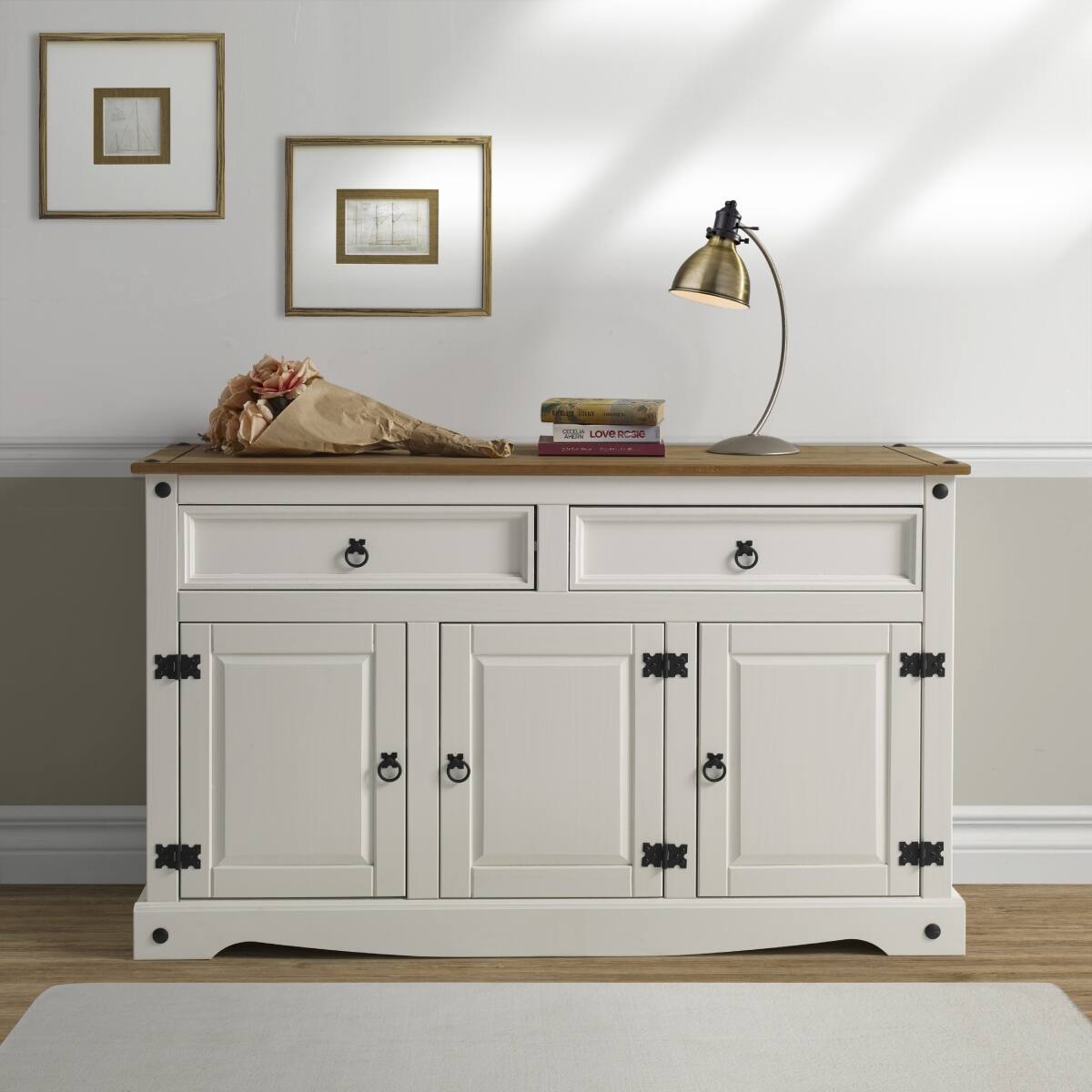 Wood Buffet Sideboard Farmhouse Corona Collection Furniture Dash N/A On Sale Bed Bath